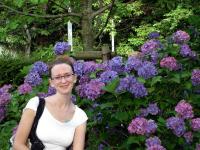 Katie in Hydrangeas